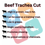 Picture of Beef Trachea Pre-Cut End Pieces (100g)