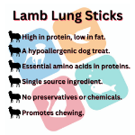 Picture of Lamb Lung Sticks (500g)