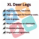 Picture of Jumbo Deer Legs Natural (6)