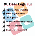 Picture of Jumbo Deer Legs with Fur (6)