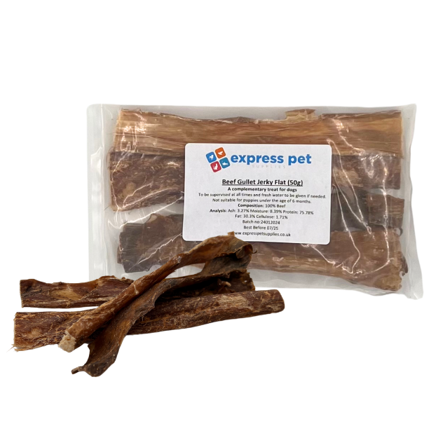 Picture of Beef Gullet Flat Jerky (1kg)