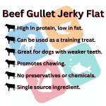 Picture of Beef Gullet Flat Jerky (1kg)