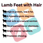 Picture of Lamb Feet with Hair (10 count)